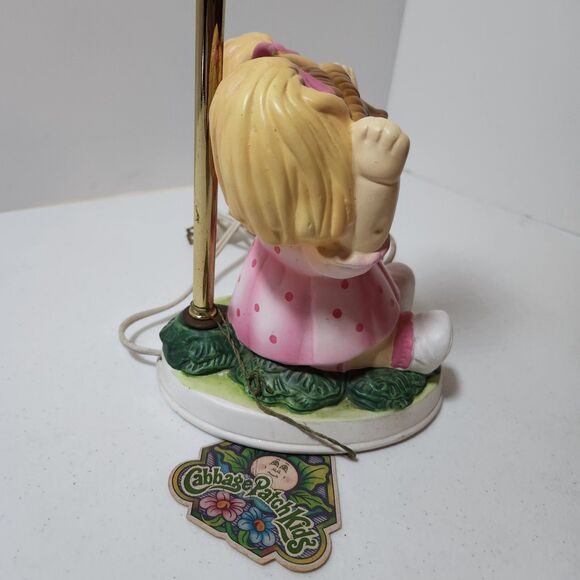 Cabbage Patch Kids Vintage 1983 Original Appalachian Artworks Ceramic Lamp - Picture 7 of 13